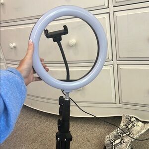 Adjustable LED Ring Light with Stand